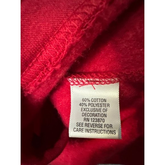 VTG Breckenridge women’s Petite M red fleece lined pearl snap appliqué cardigan - Picture 4 of 8